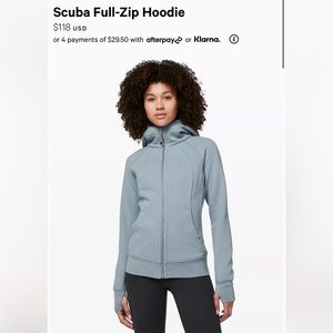 ⭐️LULULEMON FULL ZIP SCUBA HOODIE⭐️